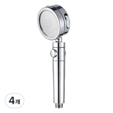 월드크린 파워 3단 온오프 샤워기 헤드, 4개
