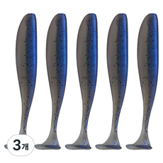 Silvercast Paddle Tail 軟式魚殼蟲 SVPSW0825A 5入, 藍色珍珠, 3個, 20g