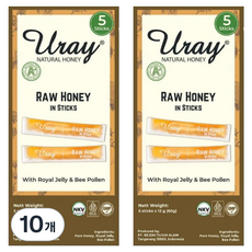 우라이 허니 에이플러스 스틱 5p, 60g, 10개