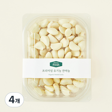 프리미엄 유기농 깐마늘, 200g, 4개