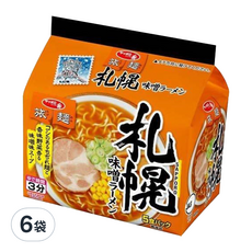 札幌一番 旅麵 札幌味噌風味拉麵 5食包裝, 30包