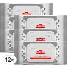 랩신 다목적 알코올 티슈 50p, 50매, 12개