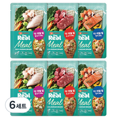 하림펫푸드 전연령 강아지 더리얼 밀 3종 화식사료 세트 냉동, 180g,