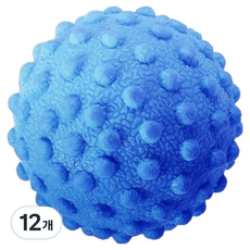 글로벌픽 휴대용 풋케어 마사지볼 5cm, 블루, 12개