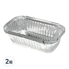 TU良品 一次性鋁箔烤肉盤 耐高溫戶外燒烤 方便衛生, 5個, 2組