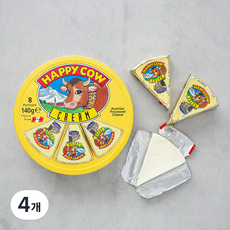 해피카우 크림치즈 8개입, 140g, 1개입, 4개
