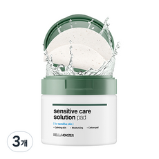 BELLAMONSTER 敏感護理解決方案棉片 90片, 180ml, 3個