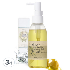 Jayeonmaeul 올리브워셔블클렌징오일, 125g, 3개
