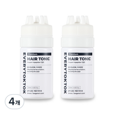 에브리톡톡 프리미엄 헤어토닉, 4개, 120ml