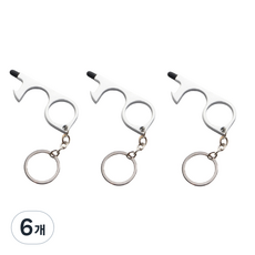 미접촉 그립 다용도 스틱 화이트, 6개