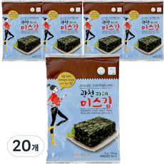 Hanadamfood 金小姐廣川青海苔 5片入, 20個, 20g