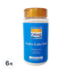 셀루살 안데스 호수 소금, 500g, 6개