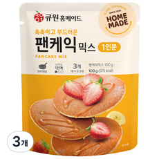 큐원 홈메이드 팬케익믹스, 100g, 3개