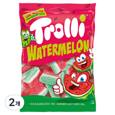 트롤리 워터멜론 맛젤리, 2개, 100g