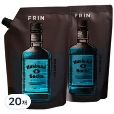 프린 런드리 시럽 세탁세제 허즈번드 & 삭스, 20개, 450ml