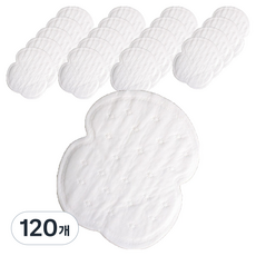 겨드랑이 땀 흡수 패드 화이트, 120개