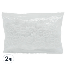 Lamong 睫毛多功能支架膠水盤 100入, 2個, 白色