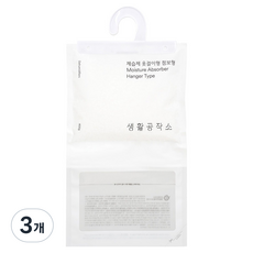 Saengong 生活工作所 掛式除濕劑加大款, 400g, 3個