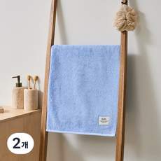 Modern House STF 洗臉毛巾 190g 40 x 80 cm, 2個, 天藍色