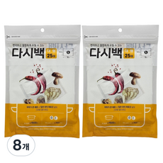 집사람 국산 일회용 다시백, 8개, 25개입, 대(L)