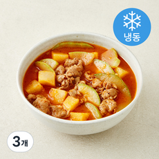 푸딩팩토리 우삼겹 짜글이찌개 (냉동), 320g, 3개