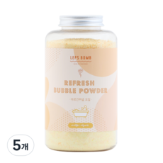 랩스밤 리프레시 버블 입욕파우더 시트러스 머스크향, 430g, 5개