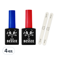 Vessi Base Gel + Top Gel + Wood Pile 2p Set, 基礎凝膠，頂部凝膠，木樁, 4組