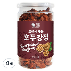Nuts Factory 烤箱烘烤核桃糖 罐, 4個, 220g