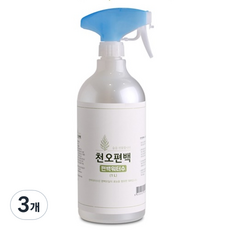 천오 피톤치드 원액 편백수 스프레이 본품, 1L, 3개