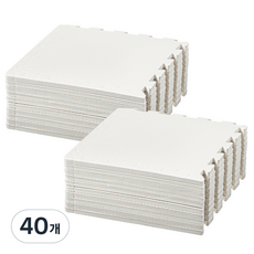 comet Pet Basic 寵物拼圖地墊, 白色, 40個