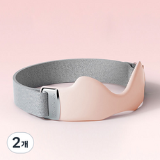 순잠 조절 가능 실리콘 무릎 보호대, 핑크, 2개