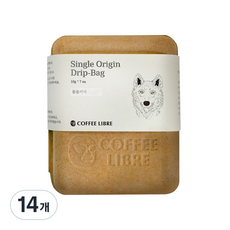 Coffee Libre 單一產地哥倫比亞滴濾袋裝咖啡, 7包, 2盒, 10g