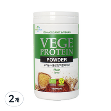 植物性高蛋白奶昔粉 原味, 500g, 2罐