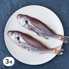 국내산 손질백조기 2미 (냉장), 350g, 3개
