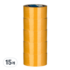 Daebak Tape 黃色輕包裝封箱膠帶 80m, 15個