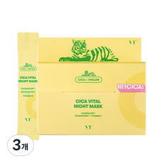 브이티 시카 바이탈 나이트 마스크, 120ml, 3개