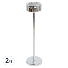 크린메이트 스탠드 재털이, 실버, 2개