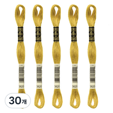 브랜드얀 DMC 자수실 25번 면사, 3820, 30개