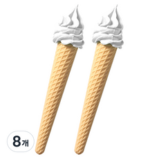 스위트 아이스크림 지우개, 화이트, 8개