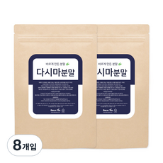 바른티 다시마 분말, 200g, 8개