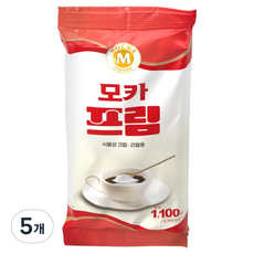 coffeekk 摩卡咖啡奶精, 1.1kg, 5個, 1入
