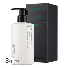 이니스프리 아일 넘버 바디로션 그린티 에썽스, 300ml, 3개