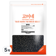 고미네 블랙빈, 500g, 5개