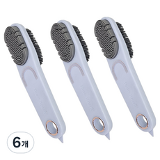 lovinglab 矽膠雙面運動鞋洗鞋刷, 淺灰色, 6個