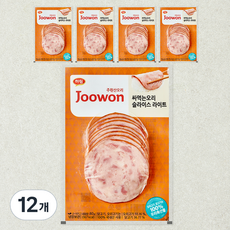 주원산오리 싸먹는오리 슬라이스 라이트, 80g, 12개