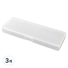 모닝글로리 비움 반투명 필통 커스텀 케이스 M, 3개