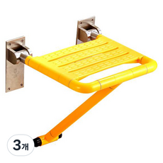 디페이브 다이나믹 목욕 의자 FREE, 옐로우, 3개