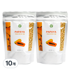 큐브형 동결건조 파파야, 15g, 10개