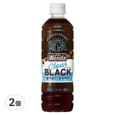Asahi 朝日 Wonda 黑咖啡飲料, 500ml, 2個