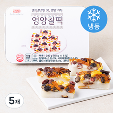 나무새 흰영양 찰떡 (냉동), 40g, 6개입, 5개